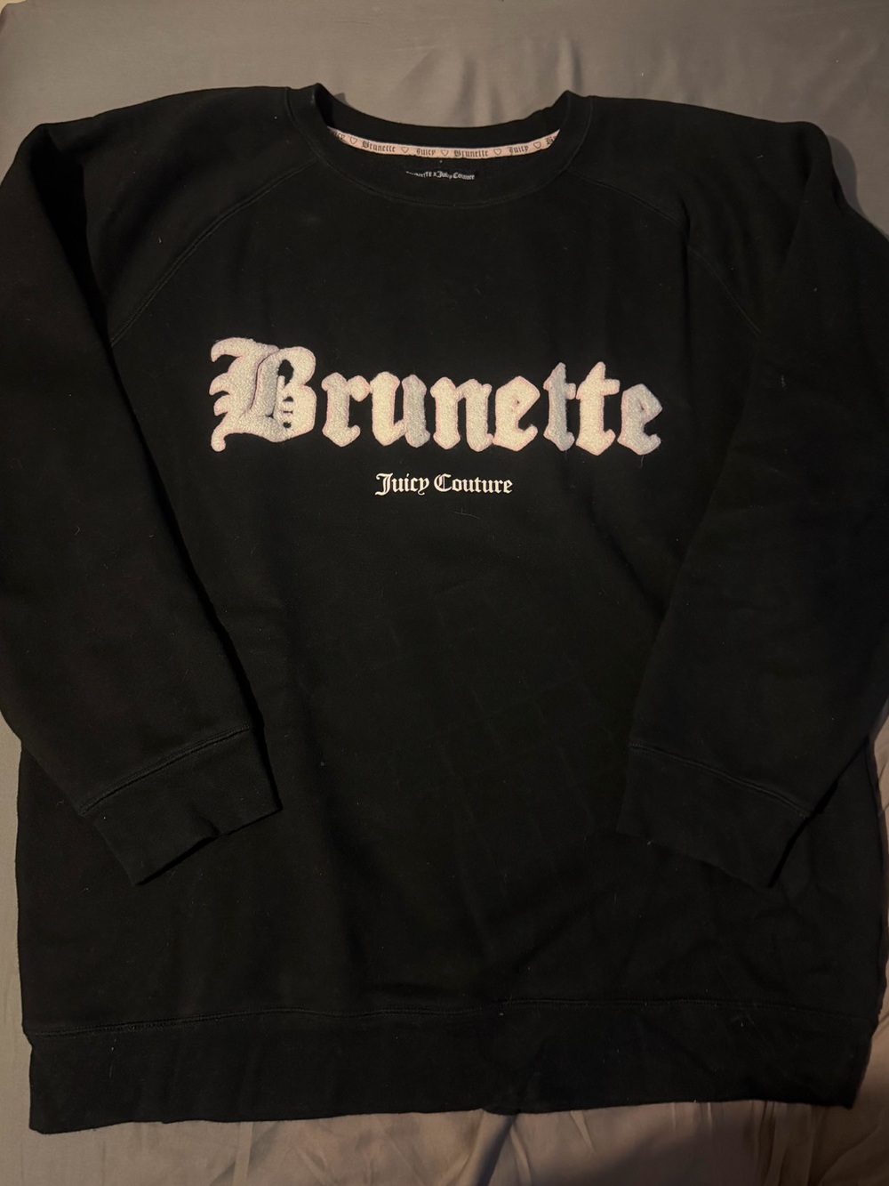 RARE Juicy Couture x Brunette the label crewneck